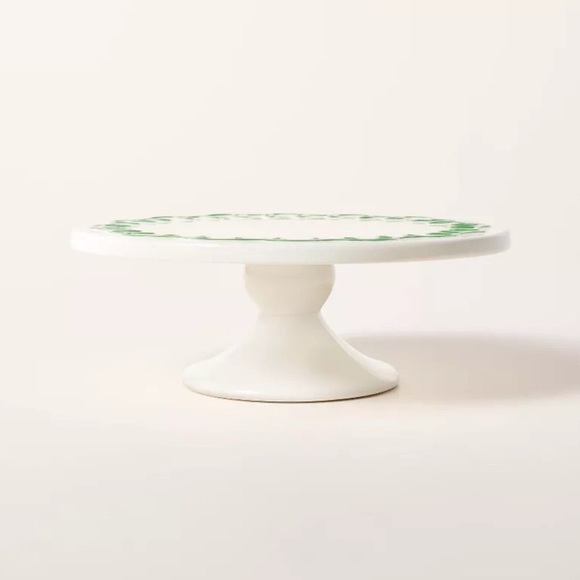 Ceramic Cake Stand Cream/Green - kate spade new york x Target - Picture 1 of 3